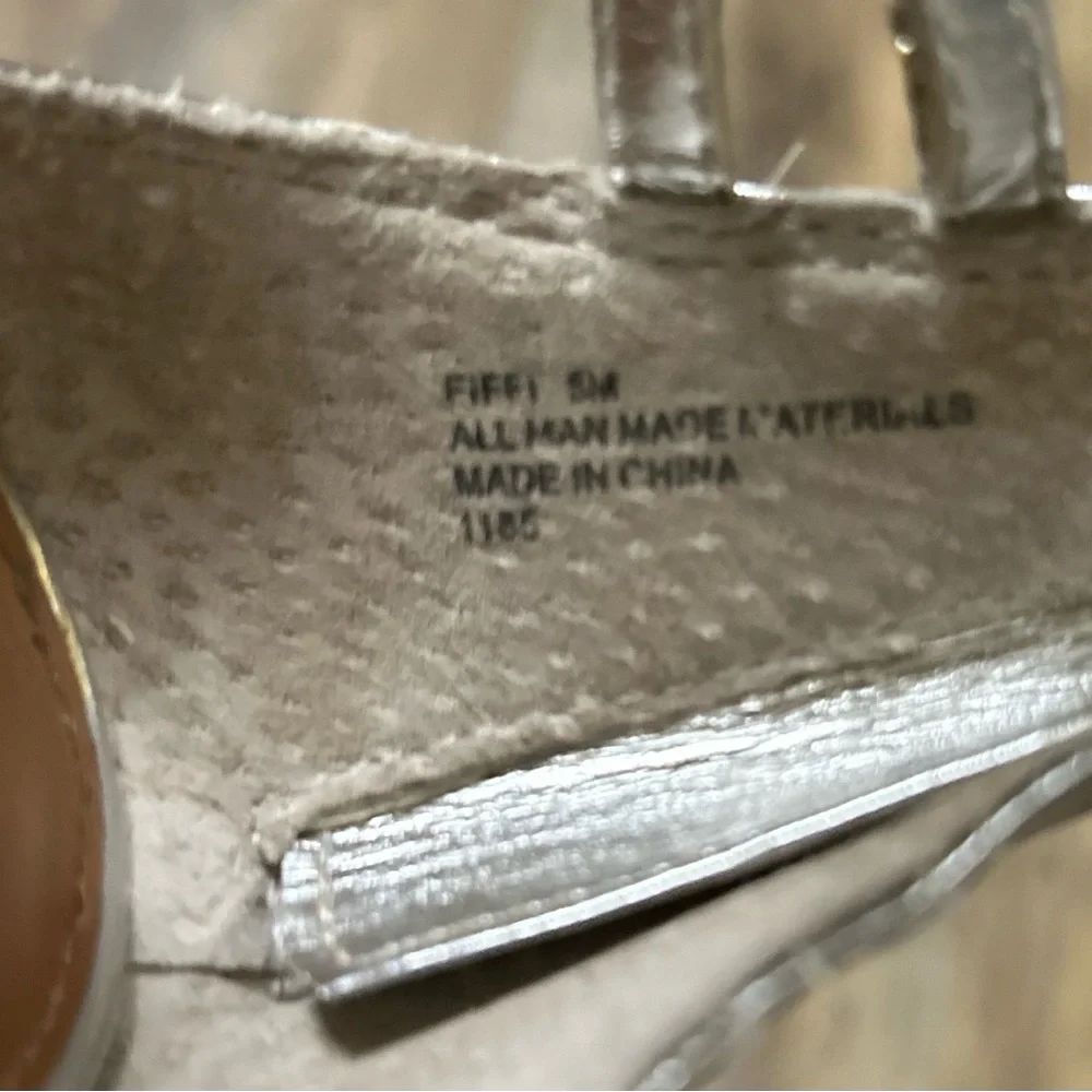 Steve Madden Metallic Strappy Heels - Picture 6 of 6